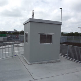 GRP enclosures at a recycling centre in Stranraer