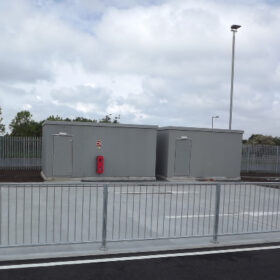 GRP enclosures at a recycling centre in Stranraer