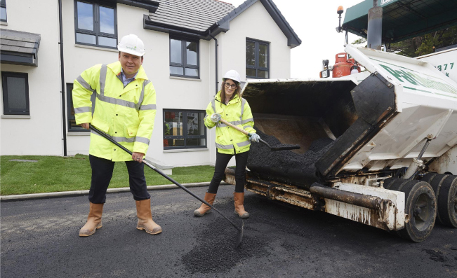 Springfield builds plastic road